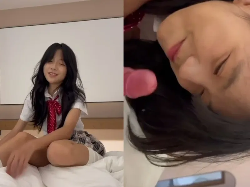 Em loli dễ thương liếm cậu bé biến em thành con em đĩ dâm dục p1